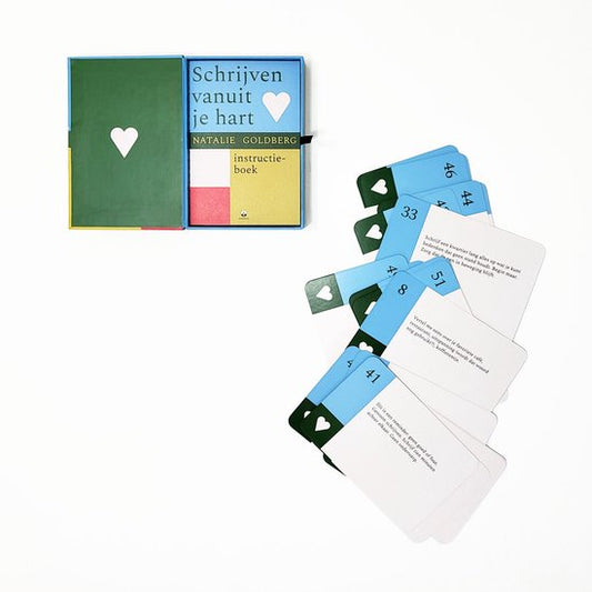 Schrijven vanuit je hart inspiratie kaarten