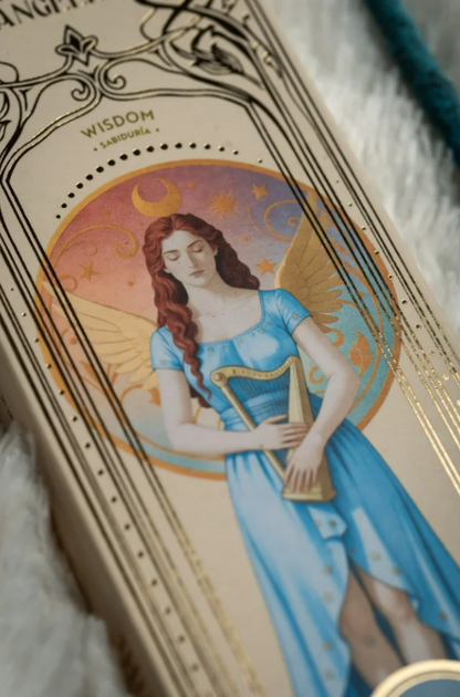 Wierook Tarot Engelen Wijsheid viooltjes