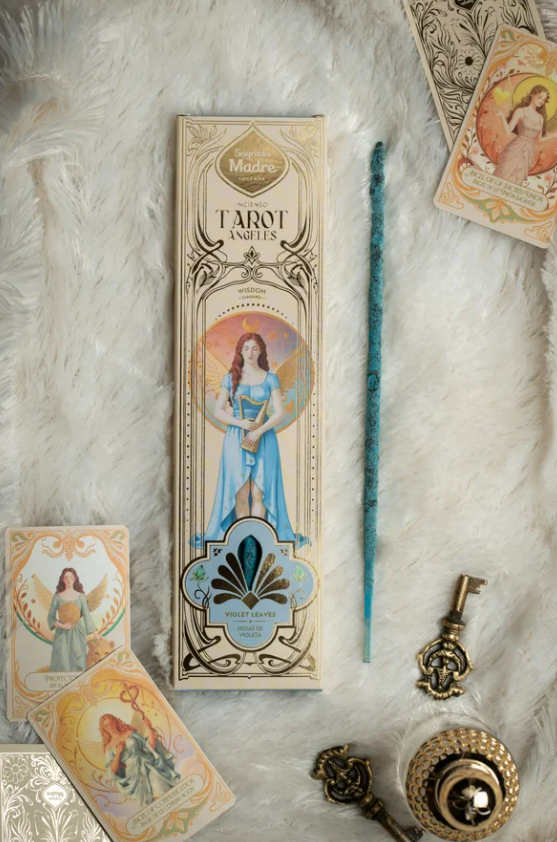 Wierook Tarot Engelen Wijsheid viooltjes