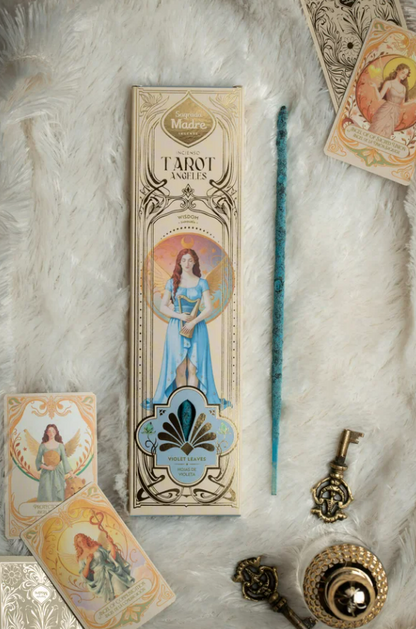 Wierook Tarot Engelen Wijsheid viooltjes