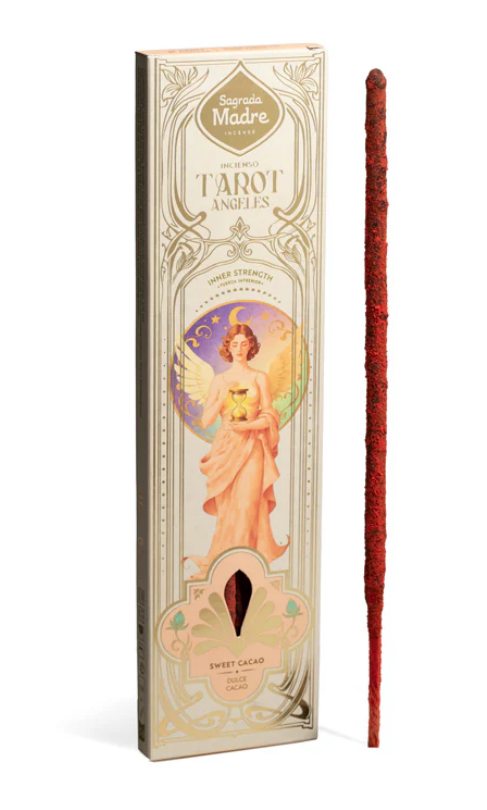 Wierook Tarot Engelen Inner Strength zoete cacao