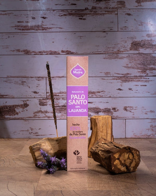 Sagrada Madre wierook Palo Santo met Lavendel