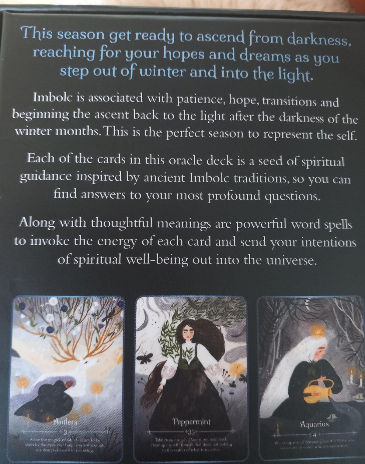 Seasons of the witch Imbolc oracle 2de kansje