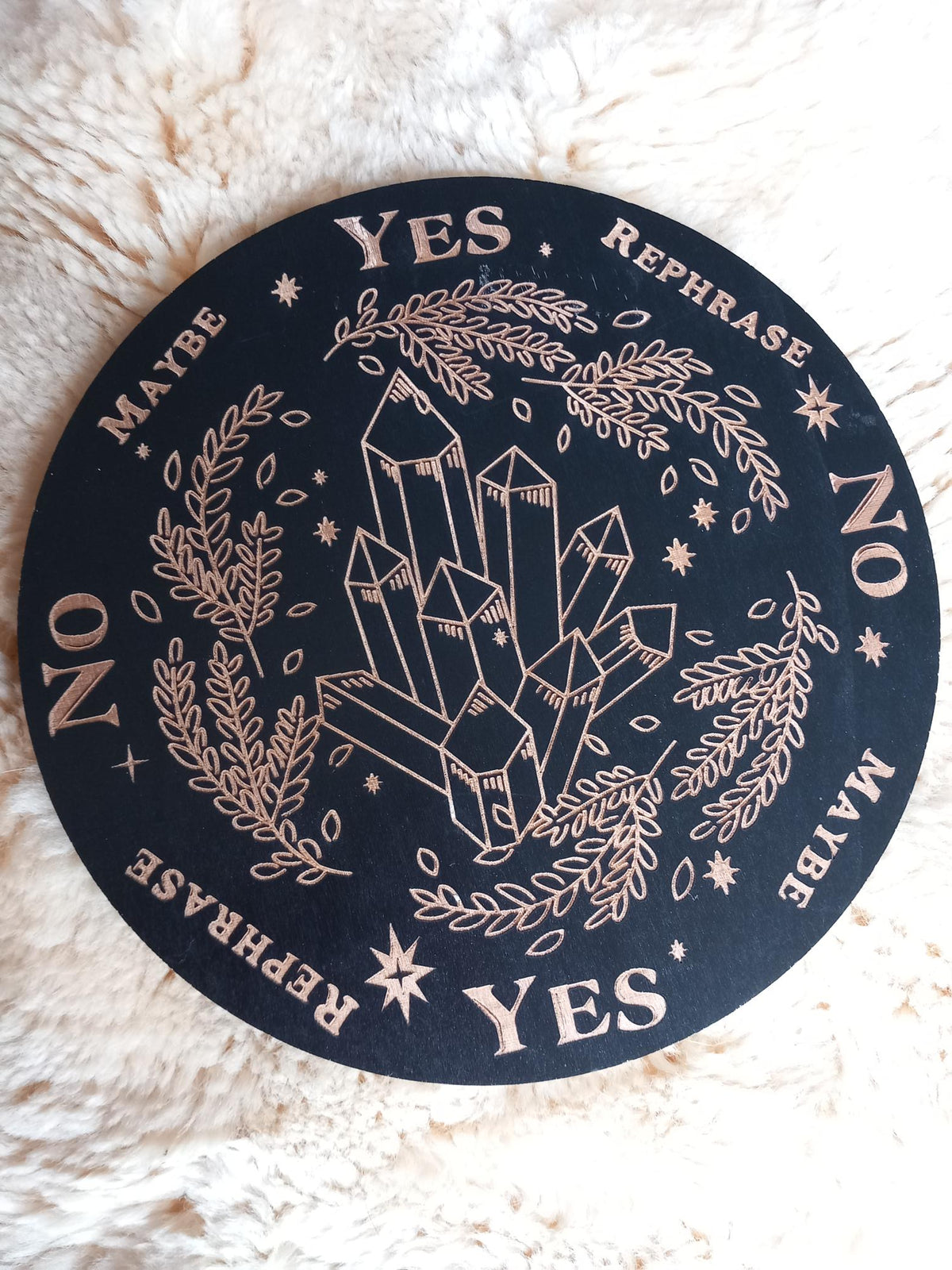 Pendelbord kristal