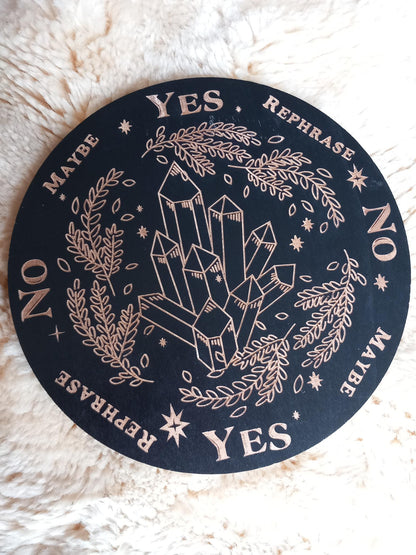 Pendelbord kristal